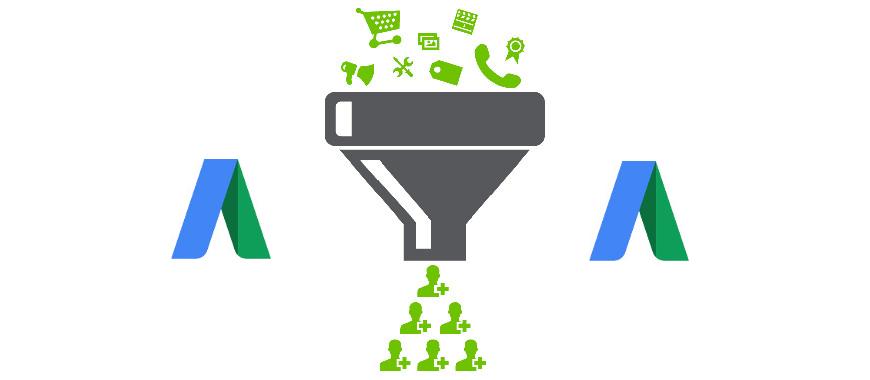 Simplificação dos relatórios funis de pesquisa do google ads