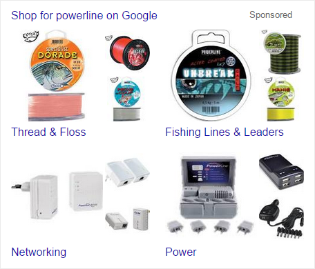 Anúncios google shopping categorias