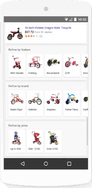 Pesquisa triciclo google shopping