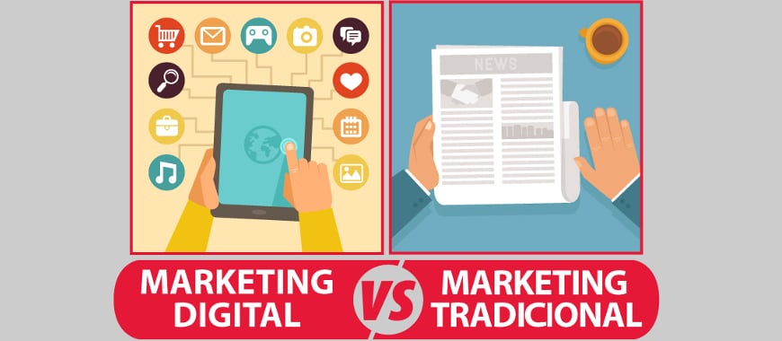 Marketing digital vs publicidade tradicional