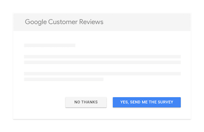 convite para clientes participarem do google avaliações do consumidor