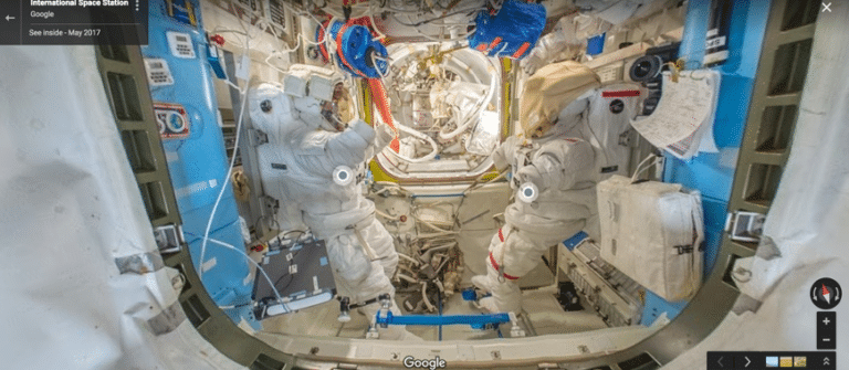Faça Um Tour Virtual 360º na Estação Espacial Internacional Com o Google Street View
