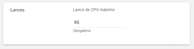 lance cpv máximo