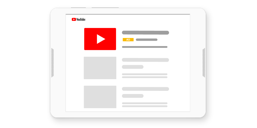 Anúncios video discovery