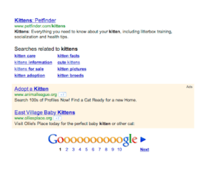 Anúncios que eram exibidos na parte lateral do Google podem ser exibidos na parte inferior dos resultados.