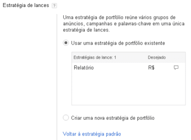 São lançadas as estratégias de lances de portfólio.