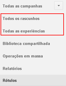 A plataforma de anúncios do Google lança os Rascunhos e Experiências que permite analisar alterações e testar mudanças nas campanhas.