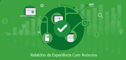 O Relatório da Experiência Com Anúncios fica disponível para propriedades verificadas no Google Search Console. Com ele, o Google indica se houve experiências negativas com os anúncios.