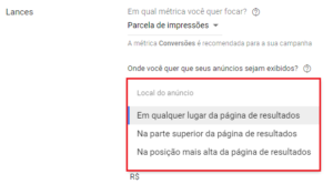 A família dos Lances Inteligentes ganha um novo membro: a Parcela de Impressões Desejada.