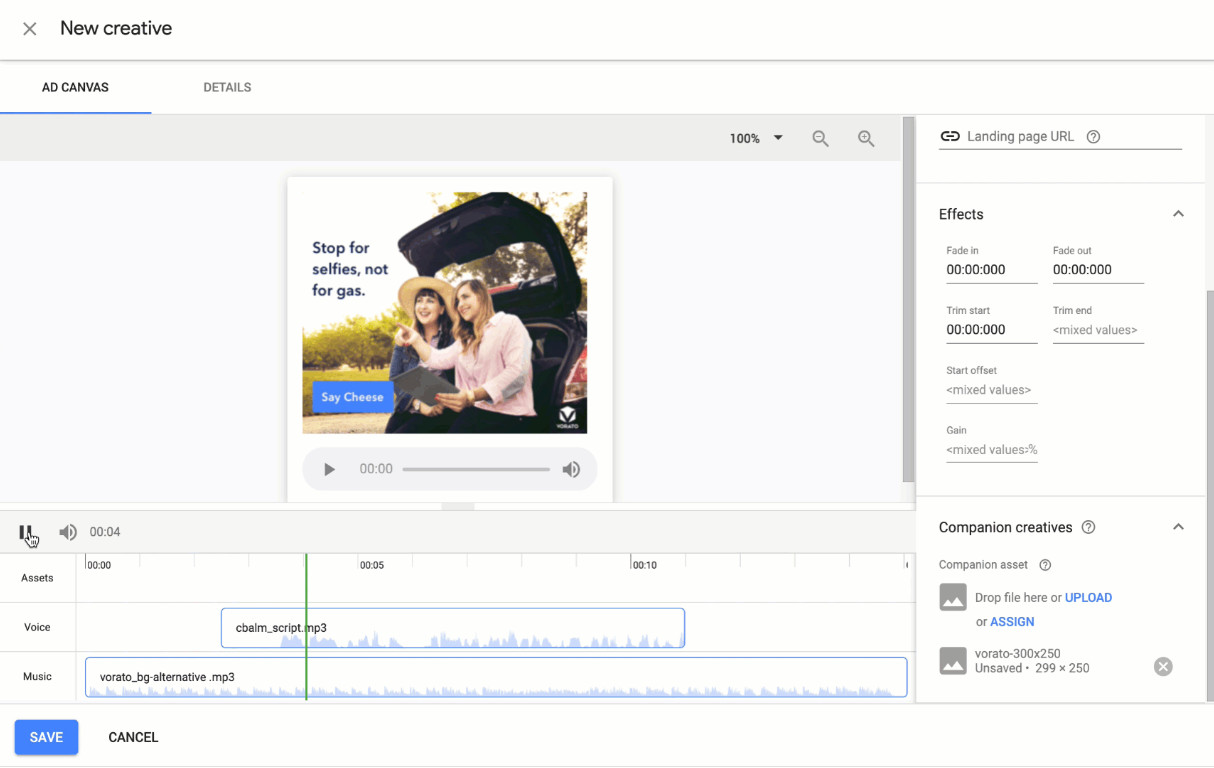 audio mixer google