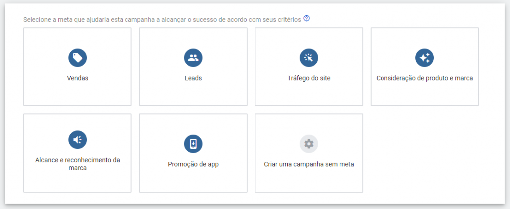 metas campanhas google ads