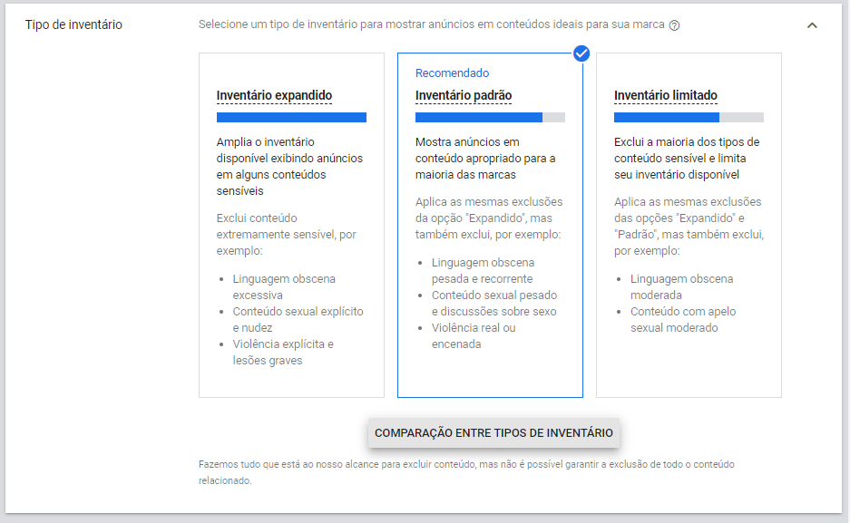 tipos de inventário
