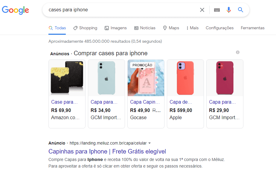 Google Shopping para dropshipping