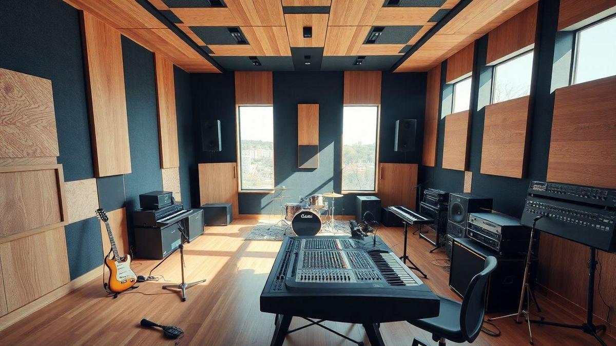 Importância do Tratamento Acústico em Estúdios de Música