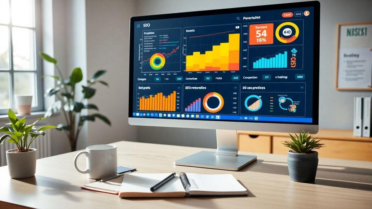 Acompanhamento de conversões e insights de SEO