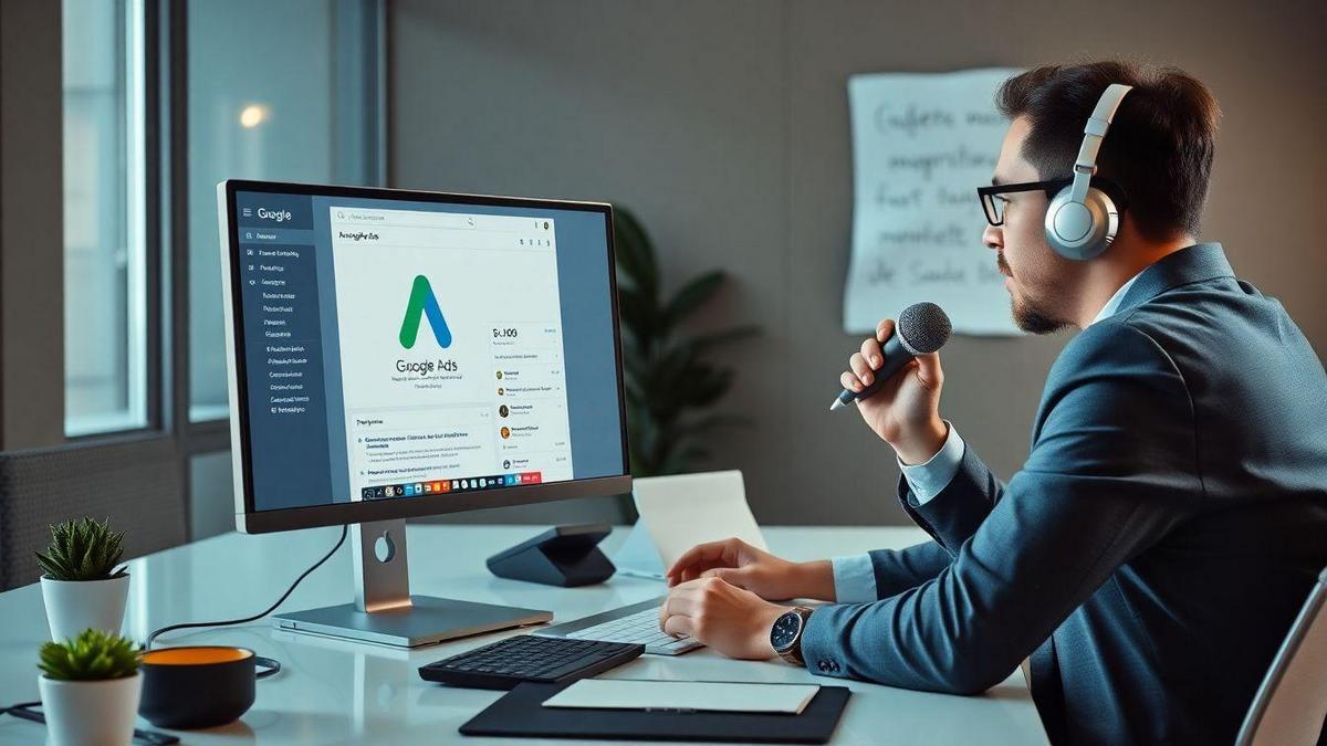 Como criar campanhas de anúncios assistidos por voz no Google Ads