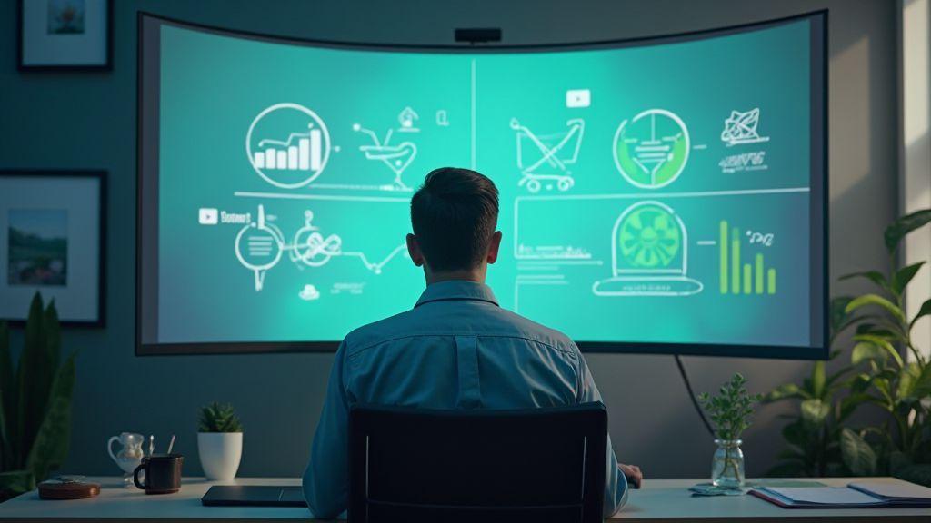 Como eu adapto previsão de sazonalidade por canal: Search, Shopping, YouTube e Display